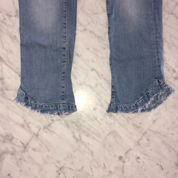 ZARA- Blue Distressed Jeans - Picture 3 of 9